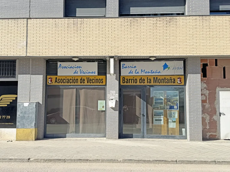 Sede de la Asociación de Vecinos Barrio La Montaña en Aranjuez: impulsando mejoras y actividades comunitarias para los que viven en el barrio