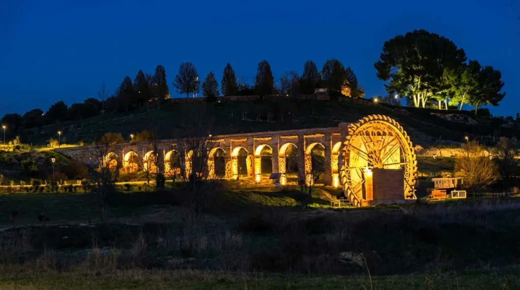 Parque de la Azuda Iluminado