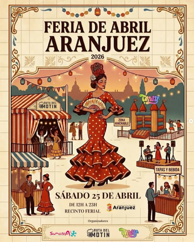 Cartel Feria de Abril Aranjuez