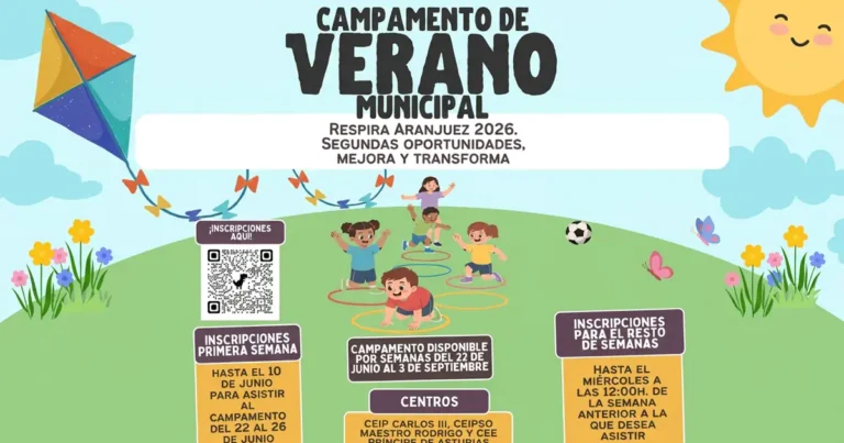 Campamento de verano 2026 aranjuez